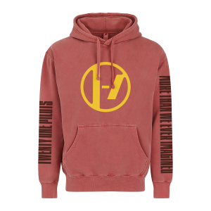 “IMAGINED” RED HOODIE